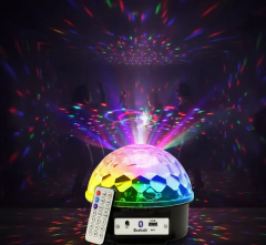 BOLA LED LUCES AUDIORITMICA DJ EFECTOS PROFESIONALES MEDIA ESFERA ALTA POTENCIA Y ALCANCE COLOR RGB en internet