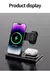 Carregador sem fio 3 em 1, suporte e almofada compatível com iPhone e Samsung - Tech&Money