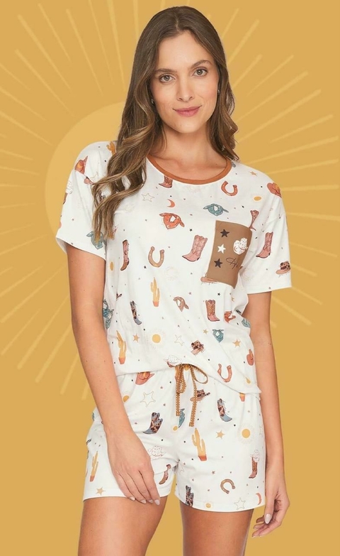 Pijama Curto Howdy