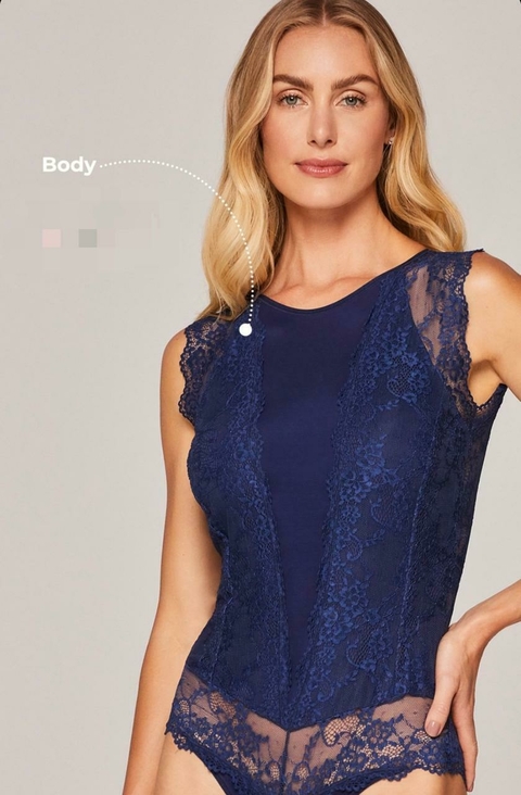 Body em Renda com Tule - comprar online