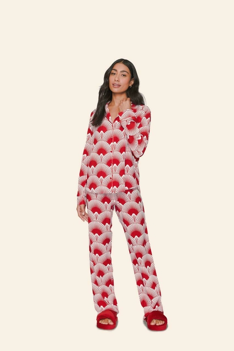 Pijama aberto longo Tecido Viscose - comprar online