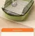 Semi-Fechado Cat Litter Box Espessamento Kitty Sandbox, Bedpans High Side Splashproof Pet com Colher de Areia, Cat Supplies - loja online