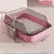 Semi-Fechado Cat Litter Box Espessamento Kitty Sandbox, Bedpans High Side Splashproof Pet com Colher de Areia, Cat Supplies na internet