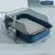 Semi-Fechado Cat Litter Box Espessamento Kitty Sandbox, Bedpans High Side Splashproof Pet com Colher de Areia, Cat Supplies