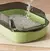 Semi-Fechado Cat Litter Box Espessamento Kitty Sandbox, Bedpans High Side Splashproof Pet com Colher de Areia, Cat Supplies na internet