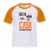 kit 20 camisetas raglan branca com laranja FRETE GRATÍS - comprar online