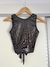 Top moño brilloso - comprar online