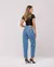 Calça Jeans Mom Cintura Alta Algodão - loja online