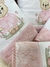 Imagem do Kit 4 Peças Fralda Quadriculada Premium Renda Rosa Bebê – Ursa de Laço