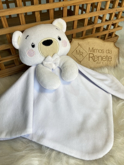 Naninha Ursinho com Bochecha - Branco