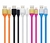 Cabo USB Colorido Emborrachado 1.2 Metros Knup CO-405 (CABOCO405) - Estrela Shopping