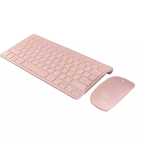 Kit De Teclado E Mouse Adaptador Usb Sem Fio 2.4ghz Para Pc Portugues Brasil Ros