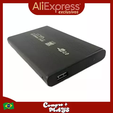 Case Hd Externo Usb 3.0 Sata 2.5 Compatível Notebook Pc Xbox Ps4 Transferência Rápida Armazenamento Portátil Alta Velocidade