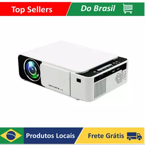 Projetor Led Espelhamento Usb Celular Wifi 2500 Lumens T5 Luuk Young