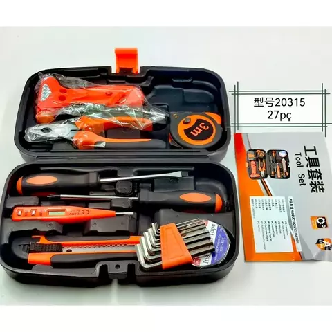 Maleta de Ferramentas Completa Kit 27 Peças Profissional 20315