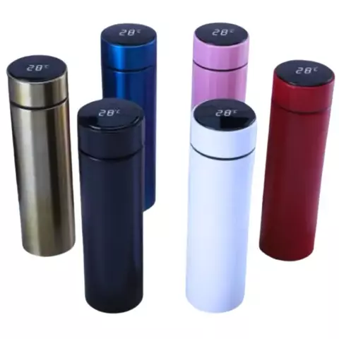 Garrafa Térmica Inox, Sensor Inteligente De Temperatura Digital Led bebida quent - comprar online