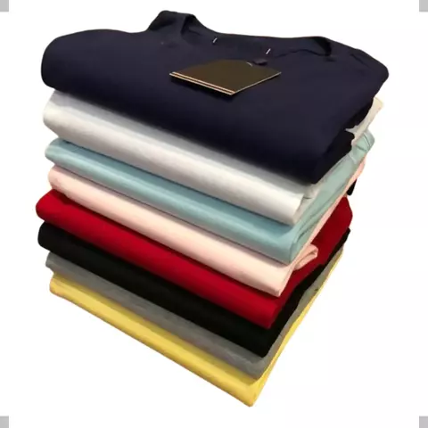 KIT 3 CAMISETA BASICA MASCULINA 100% ALGODÃO PLUS SIZE