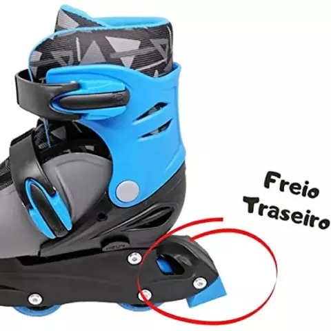 Patins Inline 2 Em 1 Ajustável