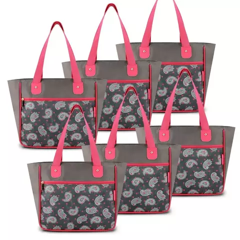 Kit de 6 Peças Bolsa Shopper Classic