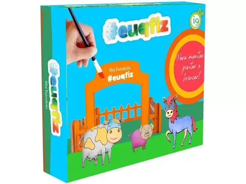 Kit de Pintura euqfiz Mini Fazendinha