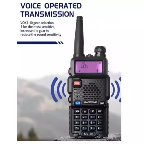 Dual Band Rádio Comunicador, Uhf Vhf Uv-5r HT Fm