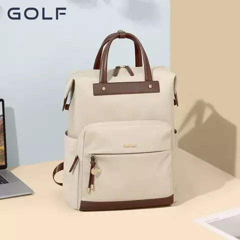 Mochila de golfe feminina, bolsa para laptop, mochilas jovens, elegantes 15.6, grandes, estudantes universitários, bolsas de nylon, tendência 2025