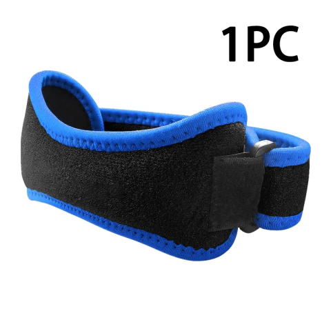 Uma peça de joelheira de ajuste com absorção de choque e suporte para tendão na internet