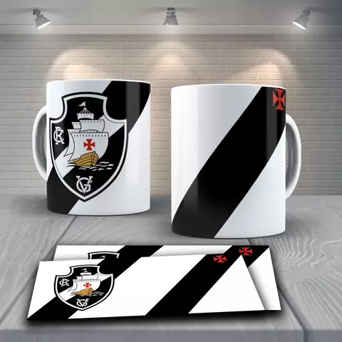Caneca Vasco Camisa Porcelana Times Personalizado