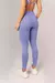 Calça Legging com Chapados (Azul Periwinkle / Branco) na internet