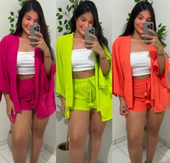 Conjunto Short + Kimono