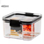 Frasco cierre hermético 700ml Negro - comprar online
