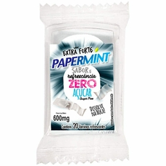 Papermint Lâminas Refrescantes Comestíveis Zero Açucar 600mg - comprar online