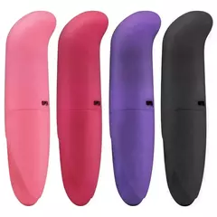 Vibrador ponto G em ABS com textura aveludada