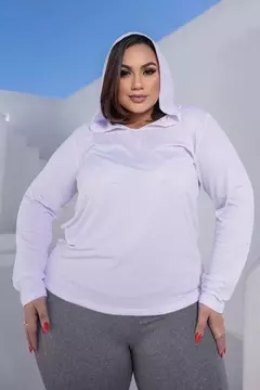 BLUSA DRYFIT MANGA GOLA V, CAPUZ na internet