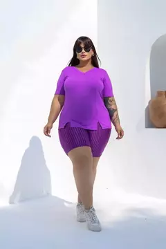 Imagem do BLUSA TAPA BUMBUM COM RECORTE FRENTE