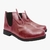 Botina 2 Pick Couro Bico Quadrado Solado Pneu Uni sola - Ref.: 039/1