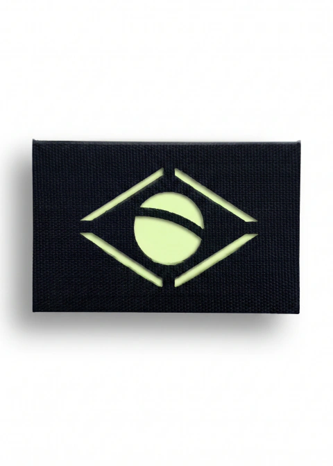 PATCH BRASIL BRILHA NO ESCURO - VELCRO - 5X8CM