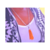 Colar corrente com tassel laranja