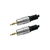 CABO P2 x P2 - ESTEREO PLUG METAL 5M PRETO 018-0725 PIX - comprar online