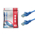 CABO DE REDE PARA INTERNET PATCH CORD RJ45 CAT5E UTP 28 AWG- 10M - AZUL 5+