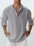 Novas camisas de linho de algodão