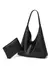 Conjunto Bolsa + Carteira Feminina em Couro Sintético – COURO PU na internet