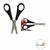 Tesoura Escolar 13cm Black Inox - comprar online