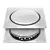 RALO INTELIGENTE DE AÇO INOX 15x15cm QUADRADO SISTEMA CLICK VEDA CHEIRO, RALO DE DRENAGEM DE ÁGUA DE CHÃO - loja online