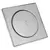 RALO INTELIGENTE DE AÇO INOX 15x15cm QUADRADO SISTEMA CLICK VEDA CHEIRO, RALO DE DRENAGEM DE ÁGUA DE CHÃO - Shoopday