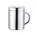 CANECA DE CAFÉ DE AÇO INOXIDÁVEL COM TAMPA ISOLADA PORTÁTIL PAREDE DUPLA 304 - comprar online