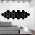 ESPELHO 3D HEXAGON ADESIVO DE PAREDE PARA DECORAÇÃO BANHEIRO QUARTO SALA