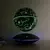 GLOBO LEVITAÇÃO MAGNÉTICA LED FLUTUANTE LÂMPADA LUAR