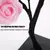 ABAJUR EM FORMATO DE ROSAS OPERADO POR USB, DECORAÇÃO LINDA PARA VÁRIAS OCASIÕES, 24 LEDS, ROSA E AZUL - Shoopday