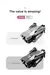 DRONE PRO MAX COM 8K HD DUAL CAMERA COM FLUXO ÓPTICO PROFISSIONAL QUADCOPTER DOBRÁVEL SEM ESCOVA, RC 900M